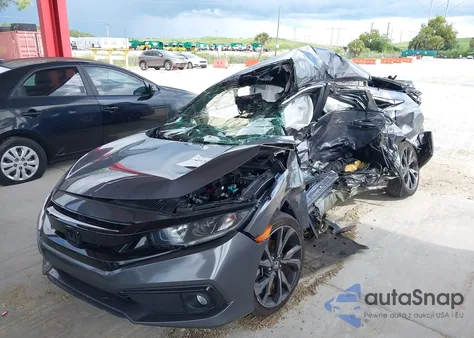 2020 Honda Civic Sport from USA, damaged, VIN 2HGFC2F86LH601456